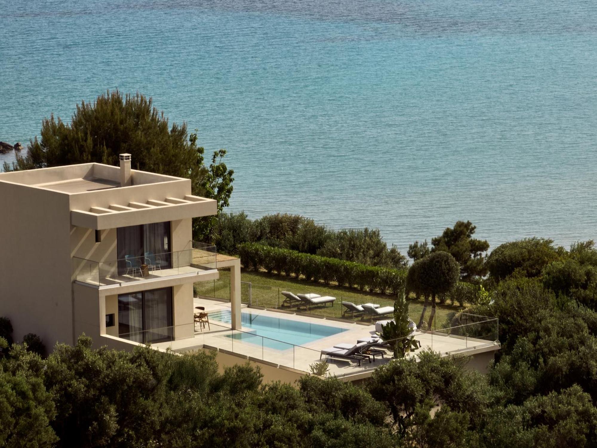 Uparati Villa - Hilltop Sea View Retreat Tsilivi  Exteriér fotografie