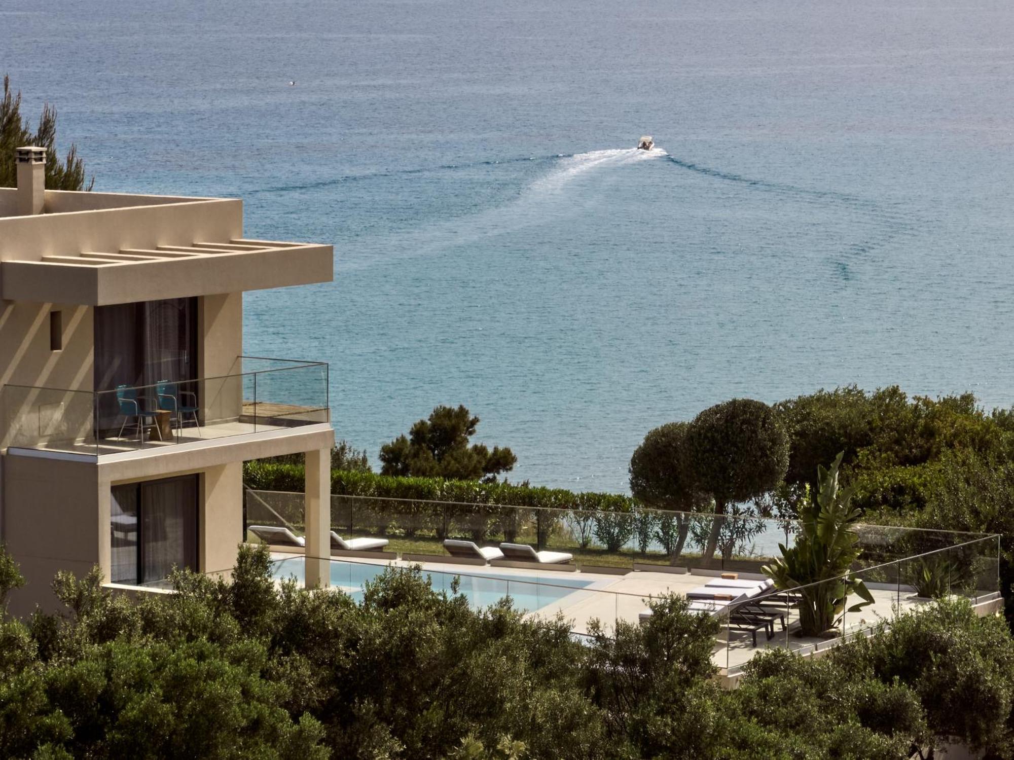 Uparati Villa - Hilltop Sea View Retreat Tsilivi  Exteriér fotografie