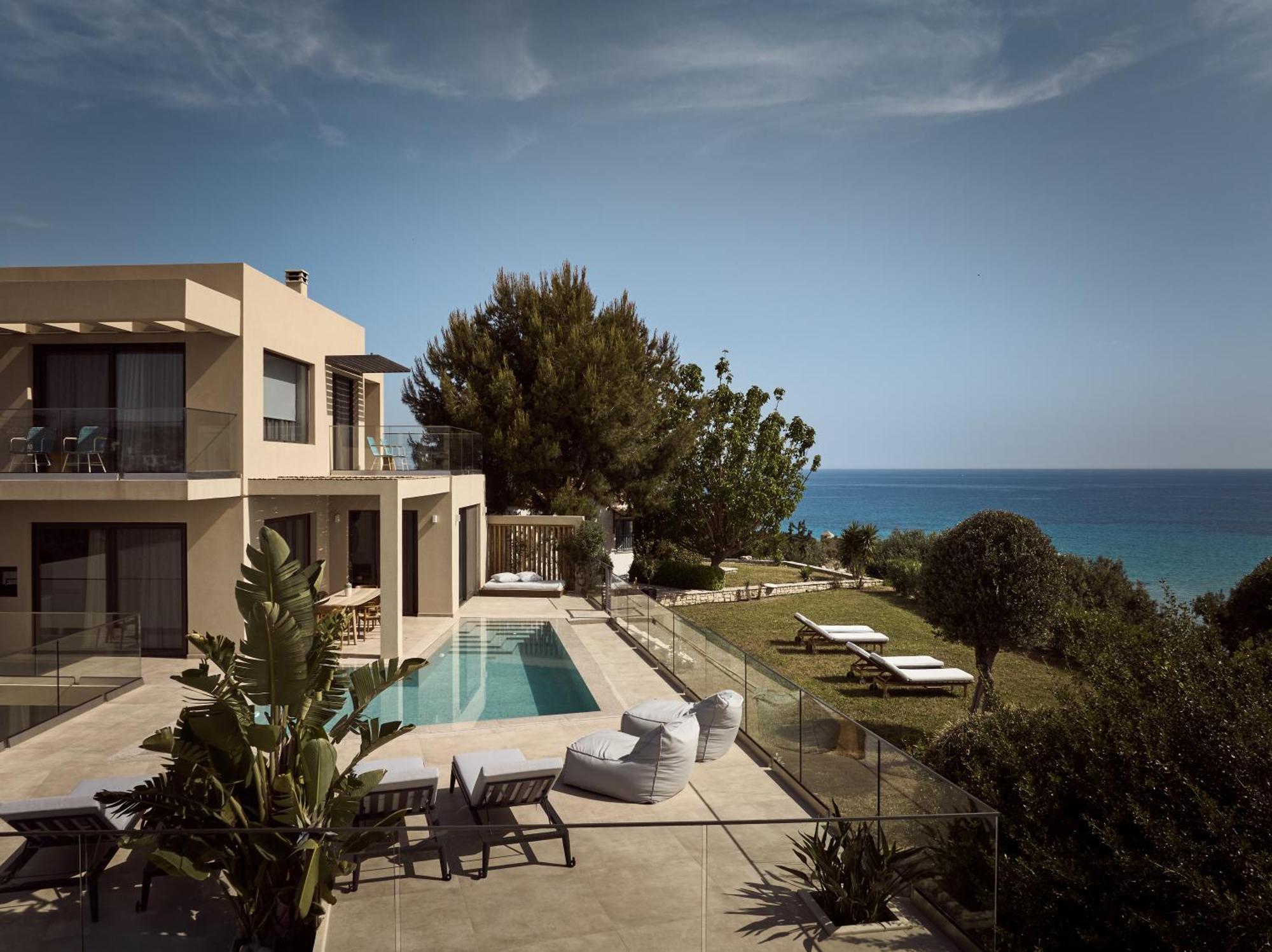 Uparati Villa - Hilltop Sea View Retreat Tsilivi  Exteriér fotografie
